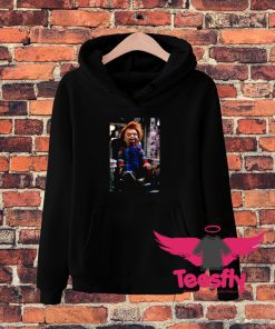 Awesome Chucky Sitting In Barber Chair Hoodie