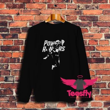 Black Ranger Action Pose Logo Sweatshirt On Sale