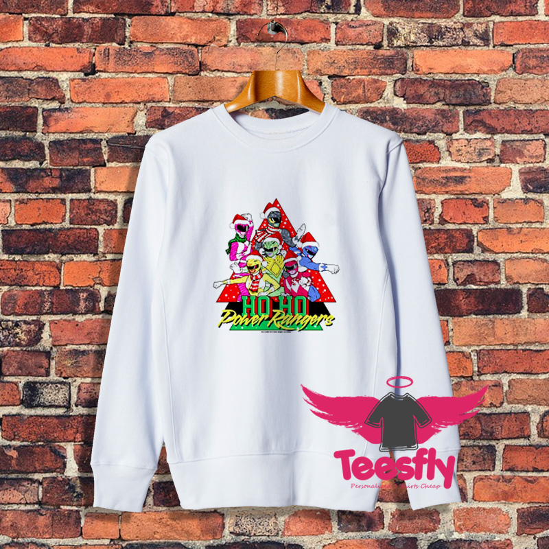 Christmas Ho Ho Power Rangers Sweatshirt