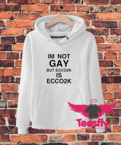 Funny Im Not Gay But Ecco2k Hoodie