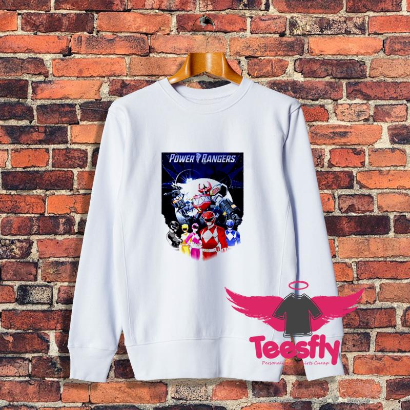 Power Rangers Megazord Poster Sweatshirt