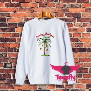 Tropical Christmas For Family Christmas Sweatshirt On Sale