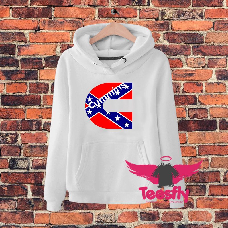 Cummins Confederate Flag Hoodie