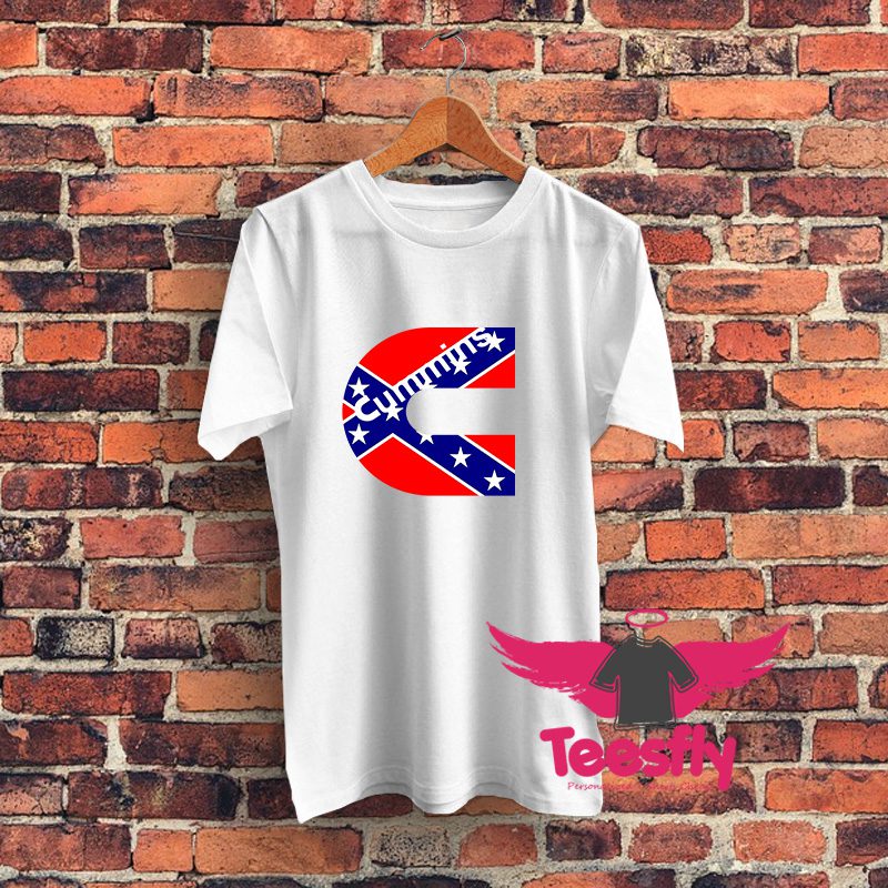 Cummins Confederate Flag T Shirt