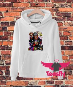 Monkey Graffiti With Spray Cans Hoodie