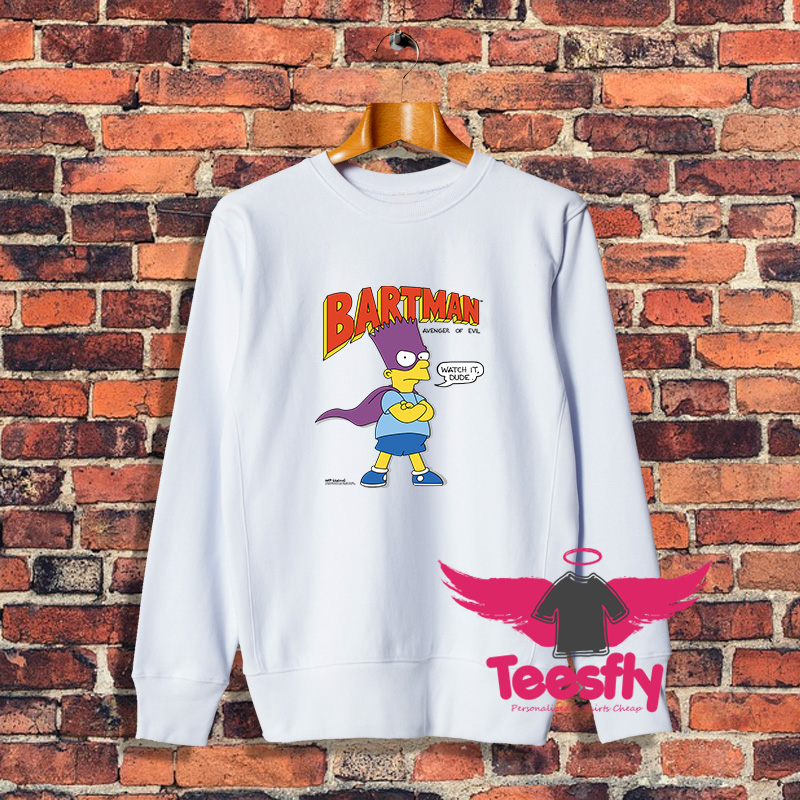 Bartman The Simpsons 1989 Sweatshirt