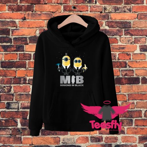 MIB Minions In Black Hoodie