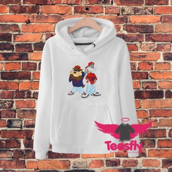 Gangster Taz and Bugs Bunny Hoodie