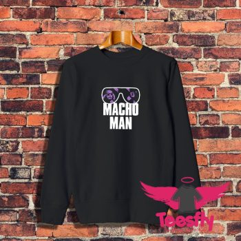Macho Man Randy Savage Purple Glasses Sweatshirt