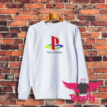 Pot Smoker Playstation Retro Sweatshirt