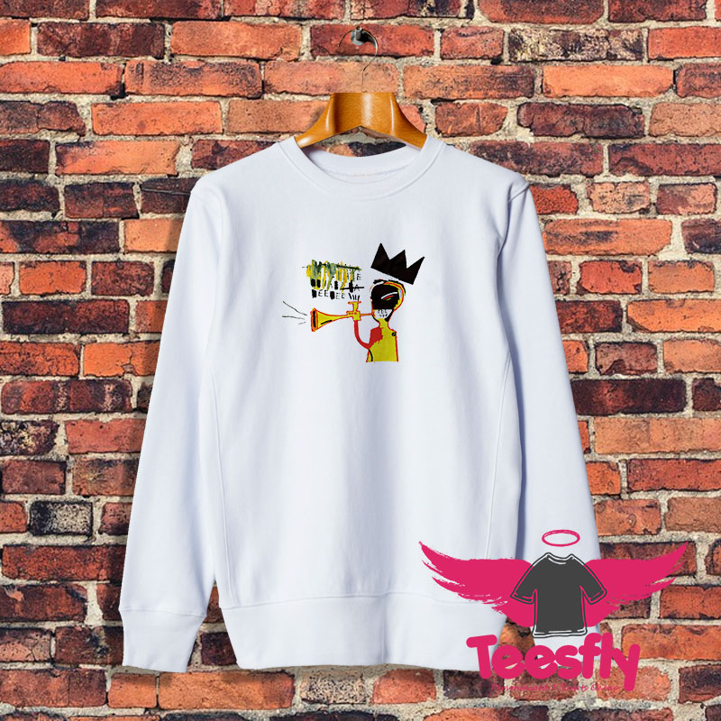 Vintage Jean Michel Basquiat Trumpet 1984 Sweatshirt