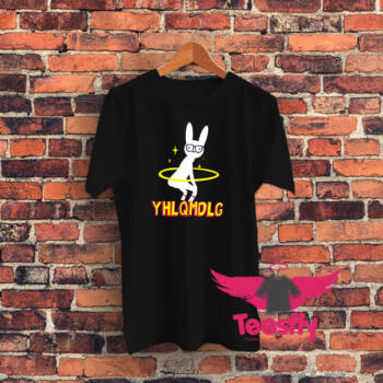 Bad Bunny Hula Hooping Bunny Graphic T Shirt