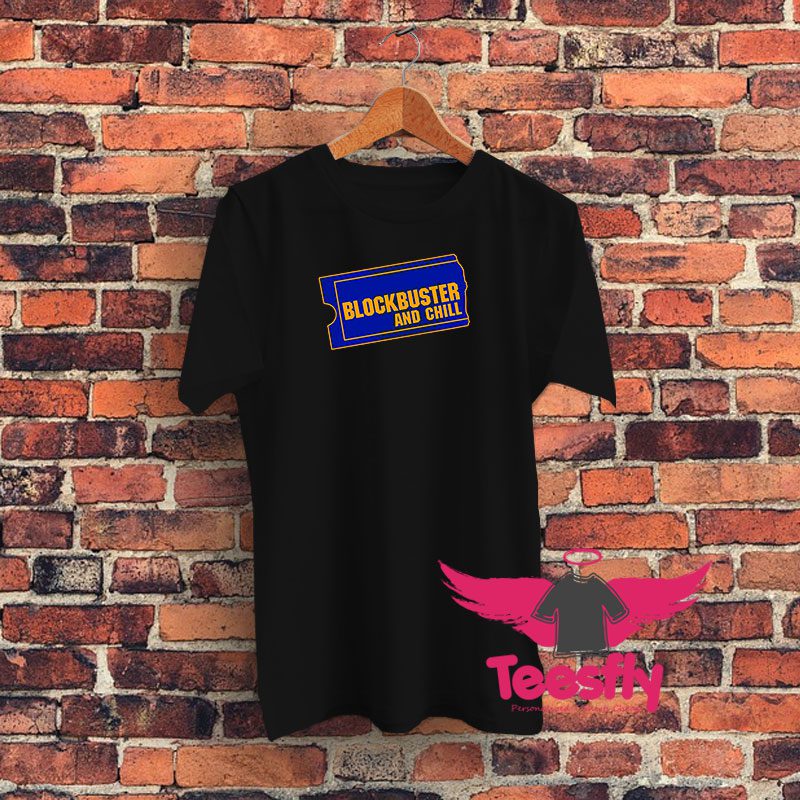 Blockbuster And Chill Logo Graphic T Shirt
