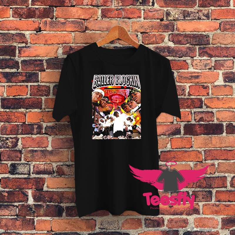 Cash Money Millionaires Baller Blockin Album Cover Graphic T Shirt