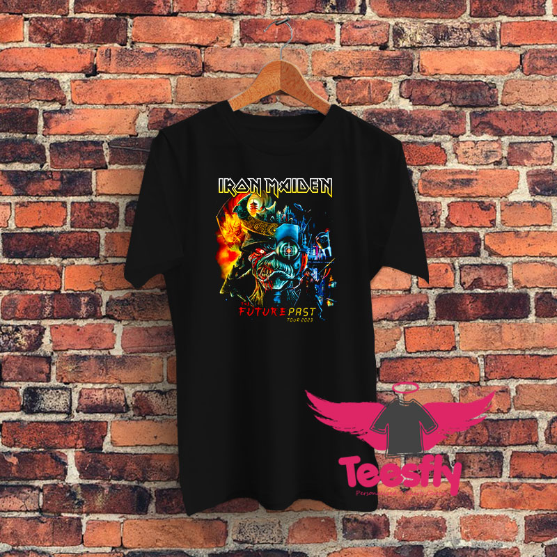 Iron Maiden The Future Past 2023 Tour Graphic T Shirt