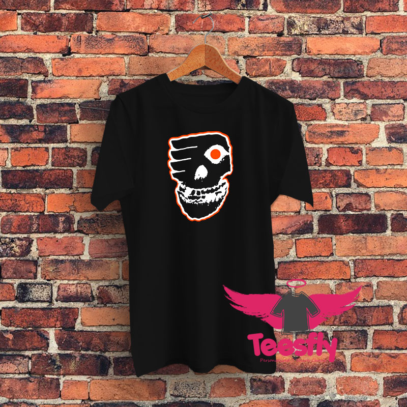 Misfits Philadelphia Flyers Hockey Mashup Graphic T Shirt