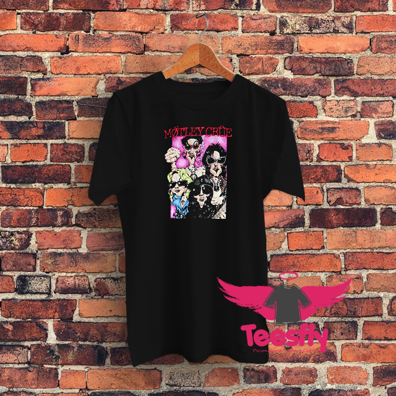 Motley Crue 1999 Greatest Hits Replica Tour Graphic T Shirt