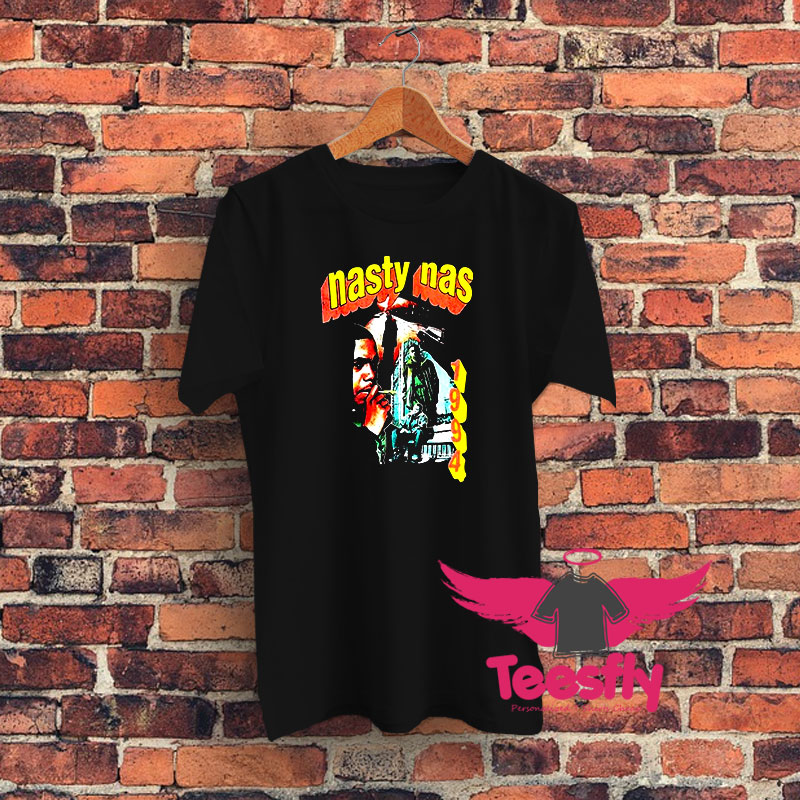 Nasty Nas 1994 Vintage Graphic T Shirt